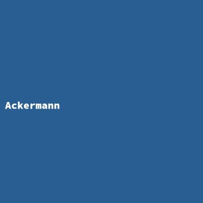 Hersteller: Ackermann