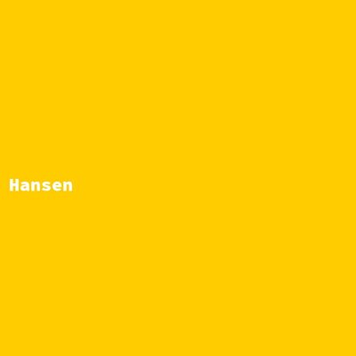 Hersteller: Hansen