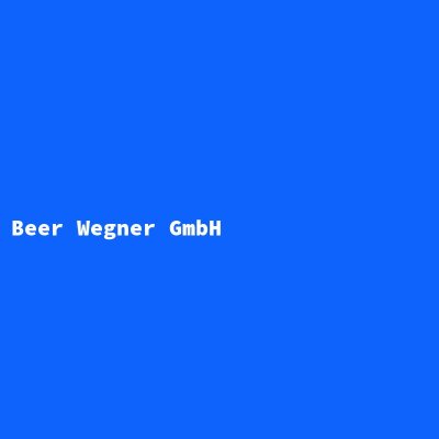 Hersteller: Beer Wegner GmbH