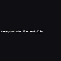 Aerodynamische Elastan-Brille