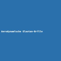 Aerodynamische Elastan-Brille