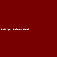 Luftiger Leinen-Stuhl