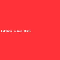 Luftiger Leinen-Stuhl