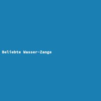 Beliebte Wasser-Zange
