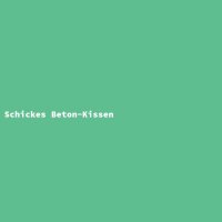 Schickes Beton-Kissen