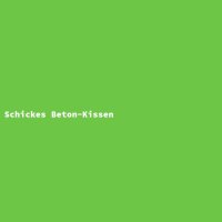 Schickes Beton-Kissen