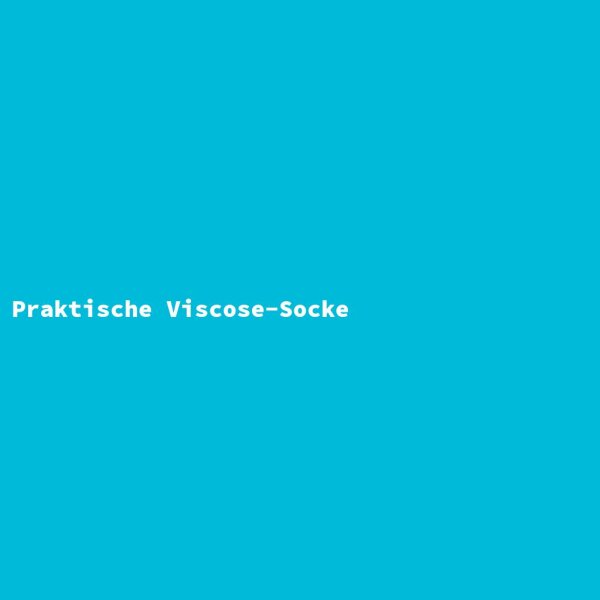 Praktische Viscose-Socke
