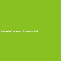 Unterhaltsamer Eisen-Schal