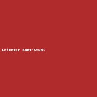 Leichter Samt-Stuhl